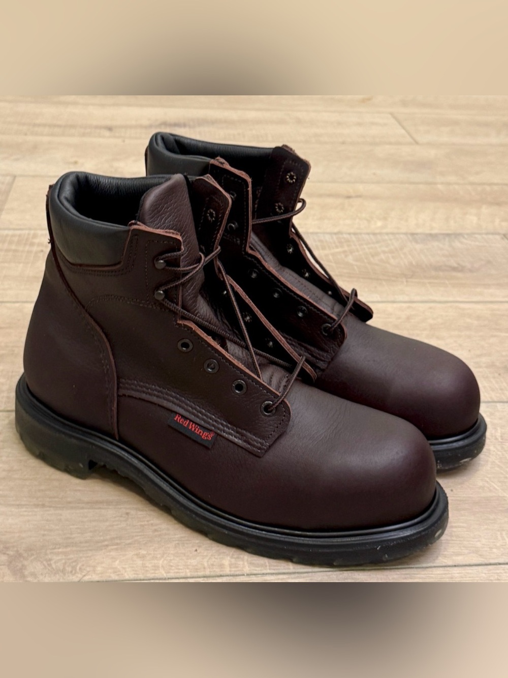 NEW RED WING 2406 SUPERSOLE 2.0 6-INCH SAFETY TOE BOOTS SZ 13 B